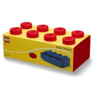 Lego - Cutie depozitare Sertar de birou 2x4  Rosu