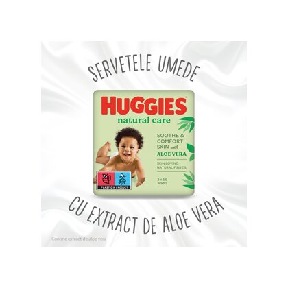 Huggies - BW Natural Care Triplo 2+1 (56x3)