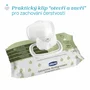 Servetele umede biodegradabile 60 buc, Chicco, 97% apa, Fara parfum, 0 luni+ - 3