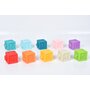 Huanger - Cuburi Soft , 10 bucati , Cu cifre si culori diferite, Multicolor - 5