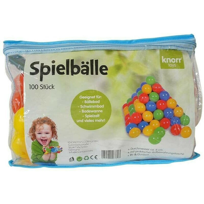 Knorrtoys - mingiute 100 bucati, in gentuta, multicolor