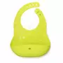 Set 2 bavete portabile, Bbluv, Poket, Cu lingurita inclusa, Fara BPA, Lime/Grey - 4