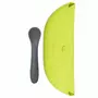 Set 2 bavete portabile, Bbluv, Poket, Cu lingurita inclusa, Fara BPA, Lime/Grey - 6