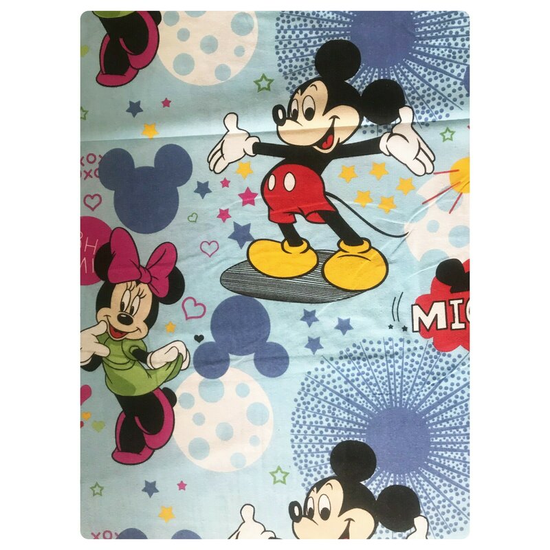 Deseda - Set 2 cearsafuri din finet 140x70 cm - mickey mouse