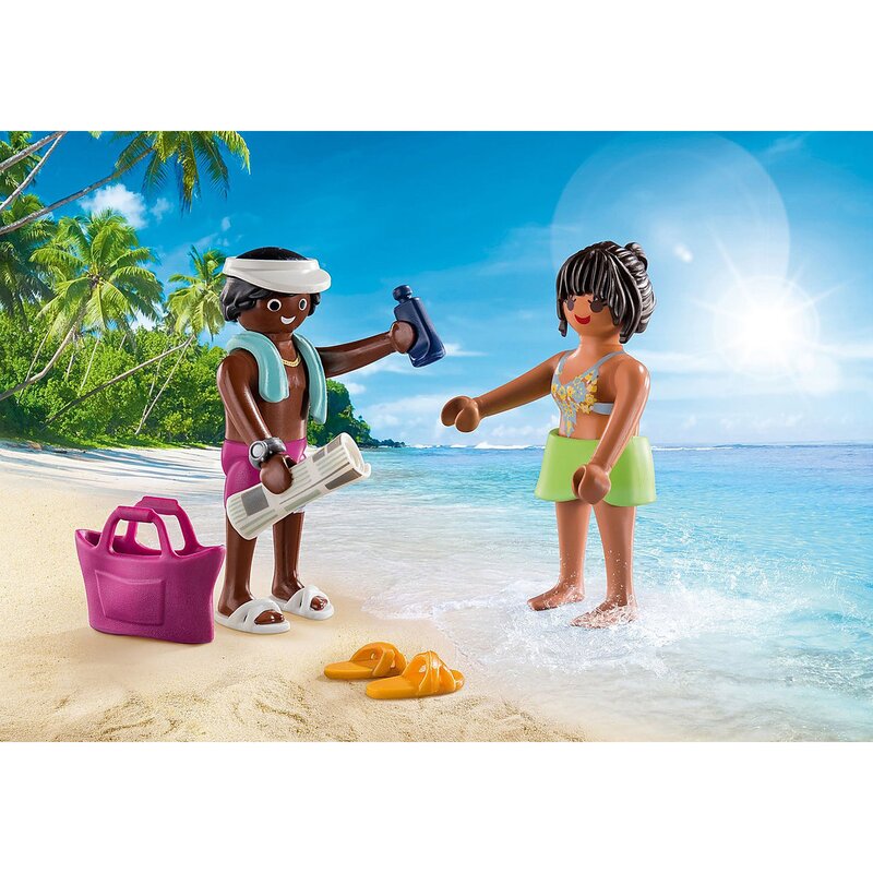Playmobil - set figurine cuplu la plaja 2 piese