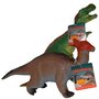 Up int'l - Set 2 figurine dinozauri din cauciuc, T-Rex verde si Tsintaosaurus, 34 cm - 1