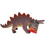 Up int'l - Set 2 figurine dinozauri din cauciuc, Triceratops si Stegosaurus, 32-34 cm - 3