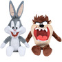 Set 2 jucarii din plus Bugs Bunny 18 cm si Diavolul Tasmanian 16 cm (sitting) - 1