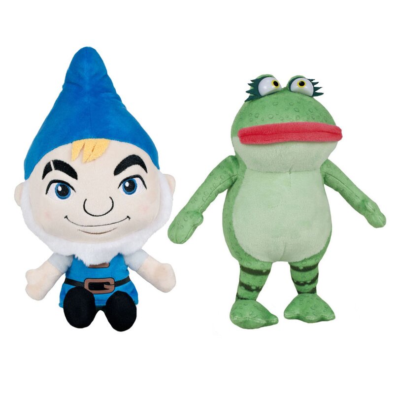 Play by play - Set 2 jucarii din plus Gnomeo 32 cm & Nanette 29 cm, Sherlock Gnomes