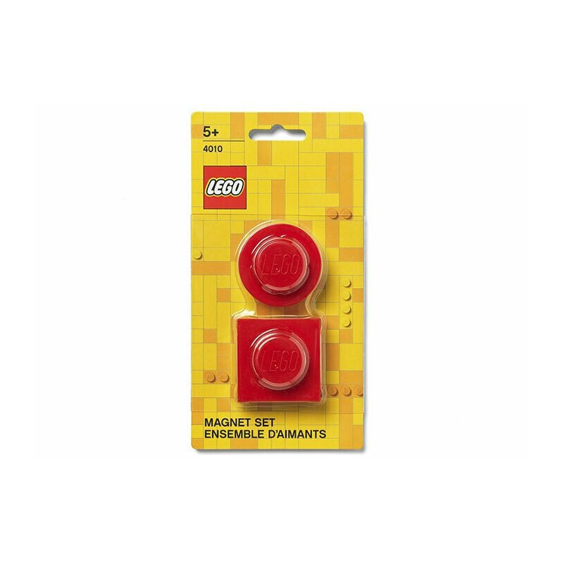 Lego - accesoriu set 2 magneti rosu