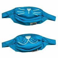 Trunki - Set 2 masti faciale reutilizabile (acoperitoare fata), , Albastru