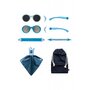 Ochelari de soare pentru copii MOKKI Click & Change, protectie UV, bleu, 0-2 ani, set 2 perechi - 1