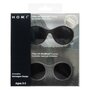 Ochelari de soare pentru copii MOKKI Click & Change, protectie UV, negru, 0-2 ani, set 2 perechi - 4