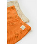 Set 2 pantalonasi cu botosei Printed, BabyCosy, 50% modal+50% bumbac, Stone/Apricot (Marime: 0-3 Luni) - 3