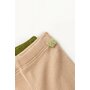 Set 2 pantaloni cu botosei bebe unisex din bumbac organic si modal - Verde/Blush, BabyCosy (Marime: 3-6 Luni) - 2