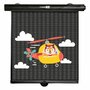 Set 2 parasolare auto, FreeOn, Retractabile, Functioneaza prin apasarea unui buton, Black - 2