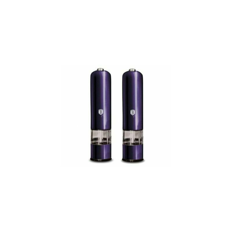 Set 2 piese rasnite electrice, de sare si piper, Berlinger Haus Purple Eclipse, BH 9289