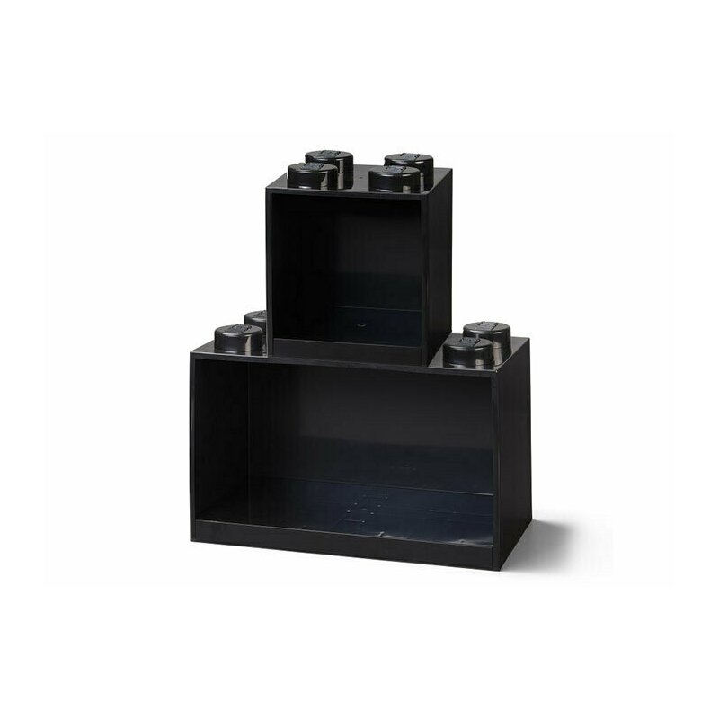 Lego - set 2 rafturi caramida - negru