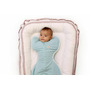 Set 2 saci de dormit nou-nascut Swaddle First Sleep Calm Star & Coral Blue - 2