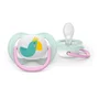 Set 2 suzete bebelusi, Philips Avent, Ultra Air, Ortodontice, Silicon moale, Ventilate, Senzatie naturala, Fara BPA, 0-6 luni, Roz/Mov - 14