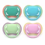 Set 2 suzete bebelusi, Philips Avent, Ultra Air, Ortodontice, Silicon moale, Ventilate, Senzatie naturala, Fara BPA, 6-18 luni, multicolor - 1