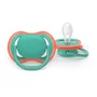 Set 2 suzete bebelusi, Philips Avent, Ultra Air, Ortodontice, Silicon moale, Ventilate, Senzatie naturala, Fara BPA, 6-18 luni, multicolor - 2