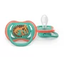 Set 2 suzete bebelusi, Philips Avent, Ultra Air, Ortodontice, Silicon moale, Ventilate, Senzatie naturala, Fara BPA, 6-18 luni, Tigru/Papagal - 2
