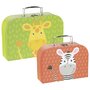 Set 2 valize pentru copii - Joc de rol - Model Girafa si Zebra - 1