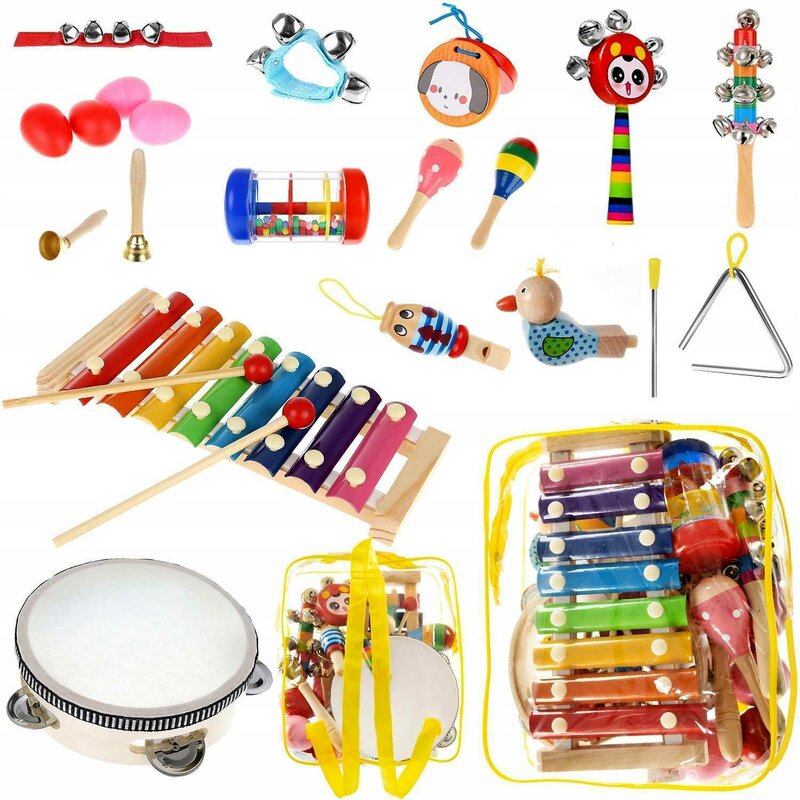 Kruzzel - set instrumente , 24 piese din lemn