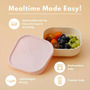 Set 3 boluri pentru hrana bebelusi Miniware Snack Bowl, 100% din materiale naturale biodegradabile, Aqua+Grey+Keylime - 4