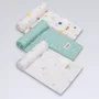 Set 3 museline, Lionelo, Dot, Multifunctionale, Din bambus, Ideale pentru infasat, Cu proprietati antibacteriene, antifungice si antialergice, Lavabile la masina de spalat, 70x70 cm, Multicolor - 6