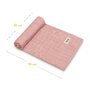 Set 3 museline, Lionelo, Leaf, Multifunctionale, Din bambus, Ideale pentru infasat, Cu proprietati antibacteriene, antifungice si antialergice, Lavabile la masina de spalat, 70x70 cm, Multicolor - 9