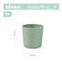 Set 3 pahare silicon Beaba Sage Green - 3