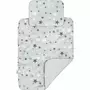Set 3 piese, New Baby, Baby Nest, Cu paturica si pernuta, White/Grey stars - 5