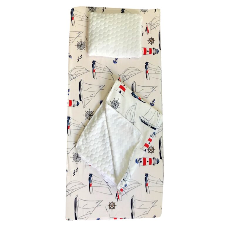 Deseda - set 3 piese de iarna paturica cu cearsaf si pernuta pentru pat 140x70 cm farul