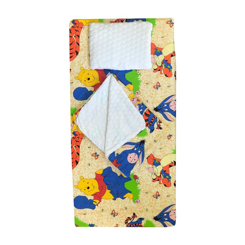 Deseda - set 3 piese de iarna paturica cu cearsaf si pernuta pentru pat 160x80 cm aiurila bej