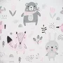 Set 3 piese, New Baby, Luxury, Baby Nest cu doua fete, Cu paturica si pernuta in forma de inima, Minky Bears Pink - 7