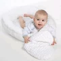 Set 3 piese, New Baby, Luxury, Baby Nest cu doua fete, Cu paturica si pernuta in forma de inima, Minky Bears Pink - 8