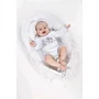 Set 3 piese, New Baby, Luxury, Baby Nest cu doua fete, Cu paturica si pernuta in forma de inima, Minky Bears Pink - 9