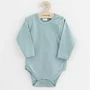 Set 3 piese, New Baby, Classic II, Include 3 body-uri cu maneca lunga, Marime 62, Din bumbac 100%, Blue - 3