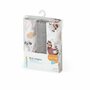 Set 3 scutece, BabyOno, Din muselina, Multifunctionale, Dimensiune 70x70 cm, 0 luni+, Bumbac, Gri/Multicolor - 6