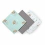 Set 3 scutece, BabyOno, Multifunctionale, 70x70 cm, Bambus si bumbac, 0 luni+, Verde/Multicolor - 4