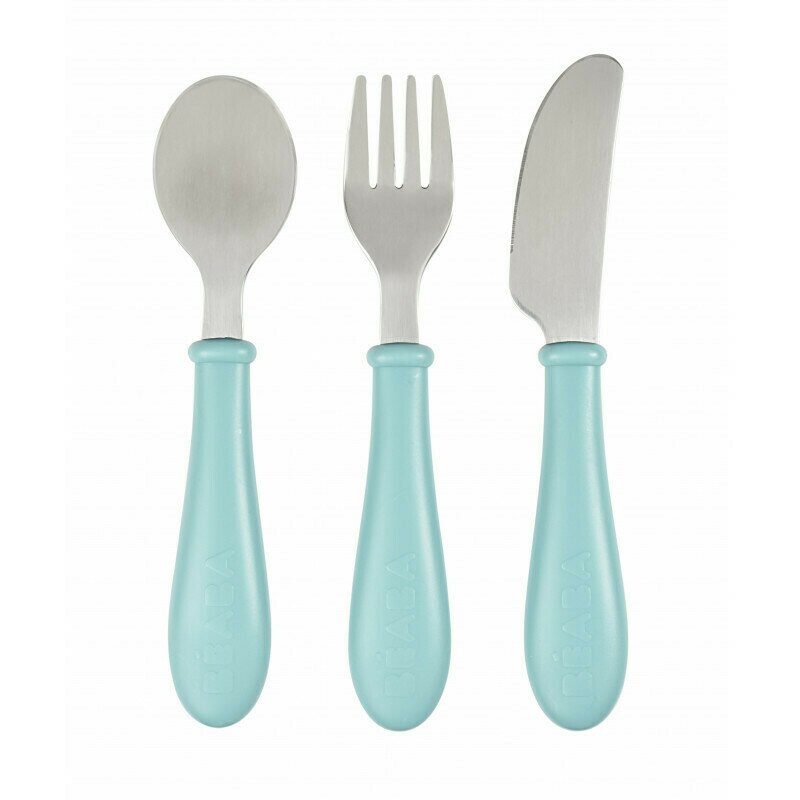 Beaba - Set 3 tacamuri inox - Airy Green