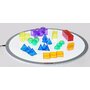 Set 36 corpuri geometrice translucide pentru tablete si mese luminoase - 3
