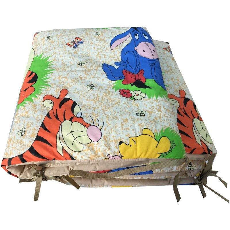 Deseda - set 4 aparatori laterale pufoase h39 pat 140x70 cm aiurila bej