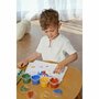 Set acuarele, Gruenspecht, Vopsea organica pentru degete, Pentru copii, 2 ani+, Pentru pictat direct cu palma sau talpa, Multicolor - 9
