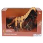 National Geographic - Set 4 figurine Brachiosaurus, Stegosaurus si puii lor - 1