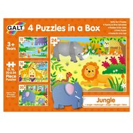 Puzzle animale Jungla , Puzzle Copii ,  4 in 1, piese 72