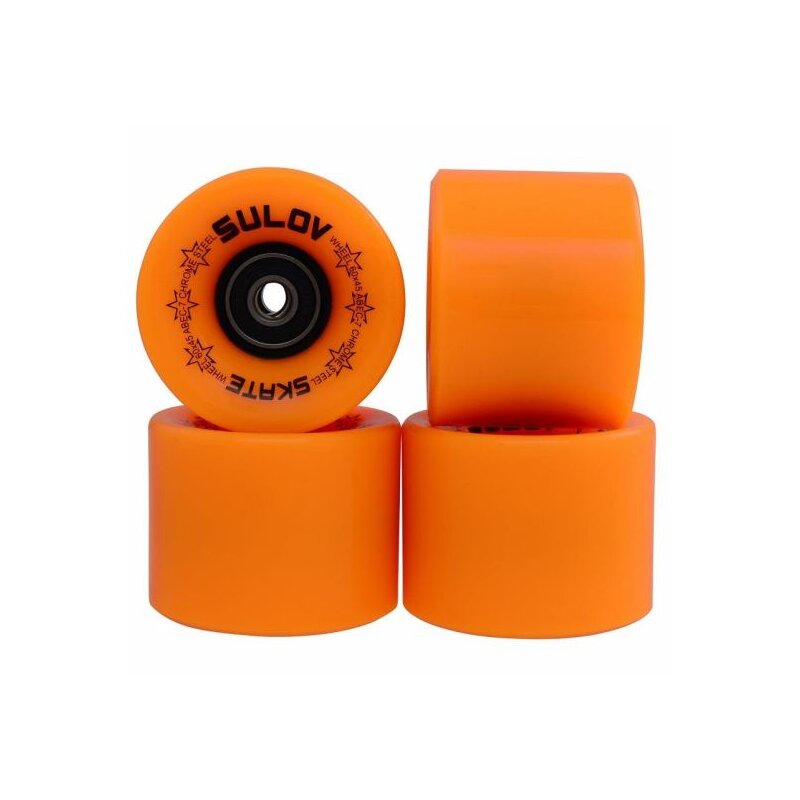 Set 4 Roti Skateboard - 60 x 45 Mm, Portocaliu