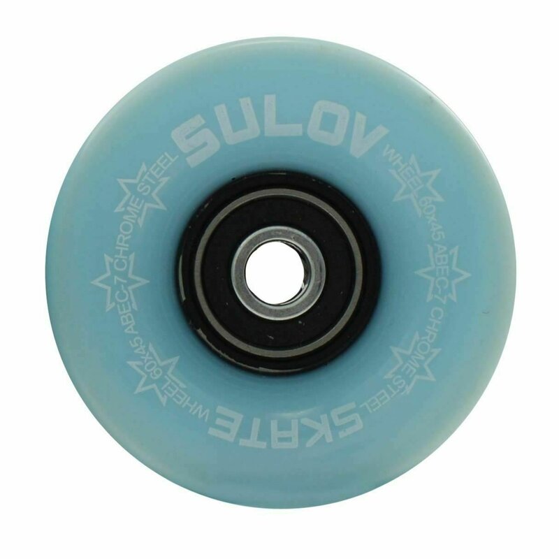 Dhs - Set 4 roti skateboard Sulov, albastru pastel